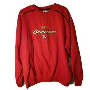 Vintage Budweiser Dale Jr Sweatshirt By Chase Authentics Size L rare